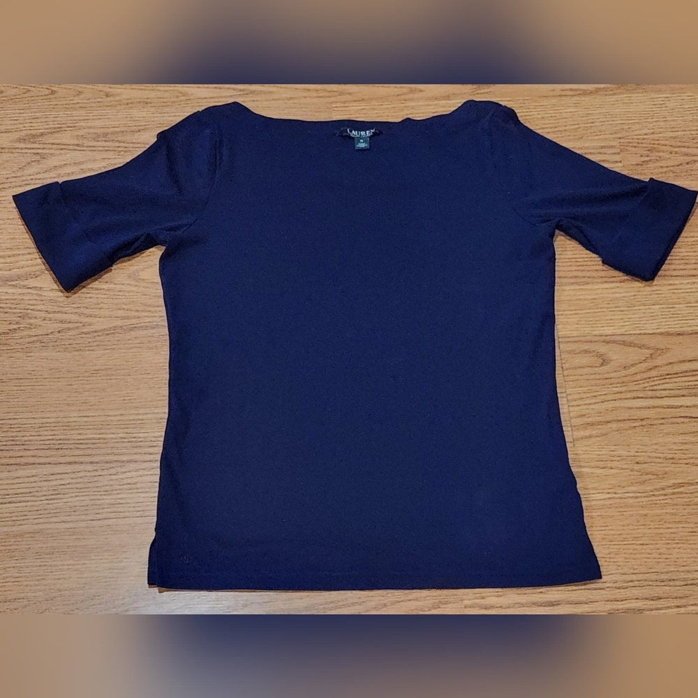 Ralph Lauren Womens Navy Blue Shirt Size‎ M